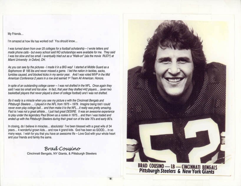 Brad Cousino NFL Career